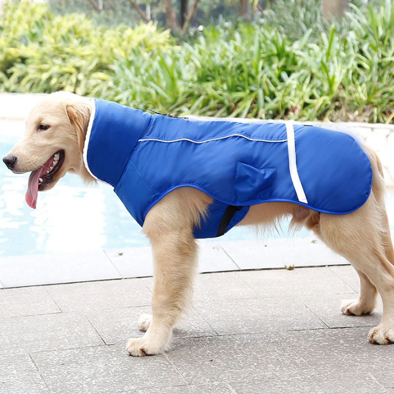 Собака жилет куртка Костюмы осень-зима водонепроницаемая одежда для собак