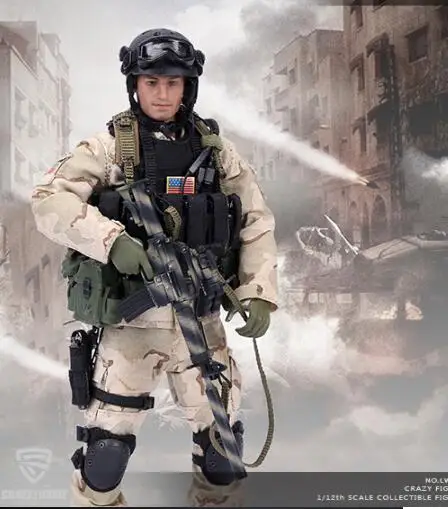 LW004 CrazyFigure LW006 LW003 1/12 военный M14 США Delta спецназ операция Готическая змея Solider полный набор игрушек для фанатов - Цвет: LW004