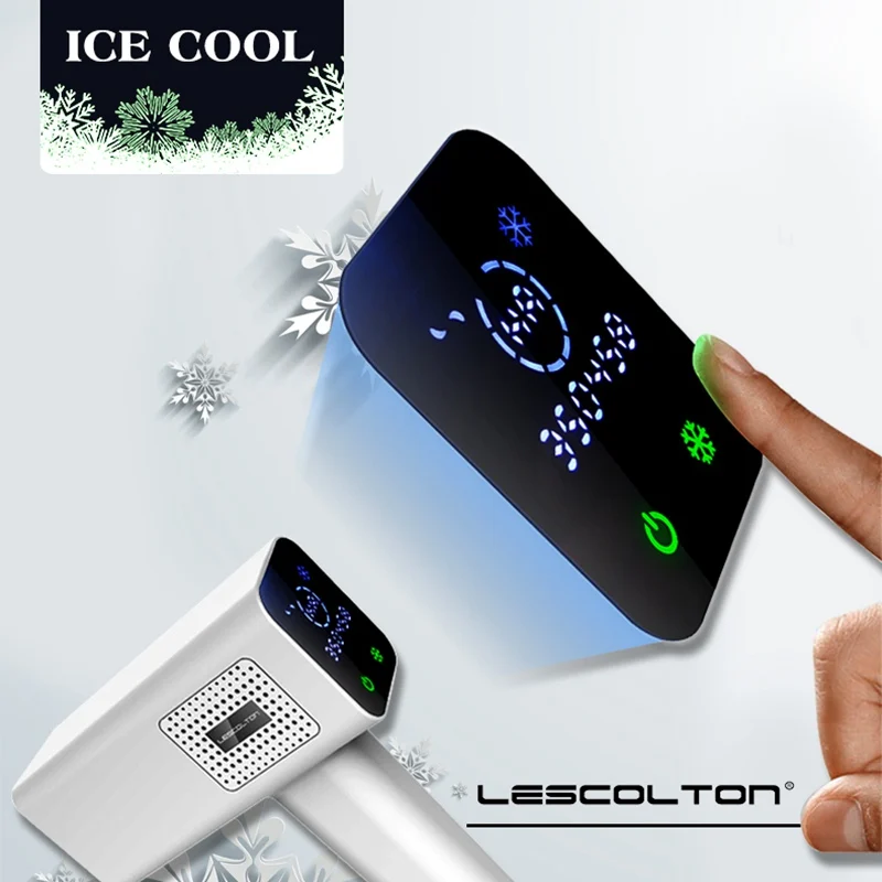 Новейший Эпилятор Lescolton IPL, перманентное лазерное удаление волос, 4 в 1, ICECOOL depilador, лазерный триммер для бикини, фотоэпилятор