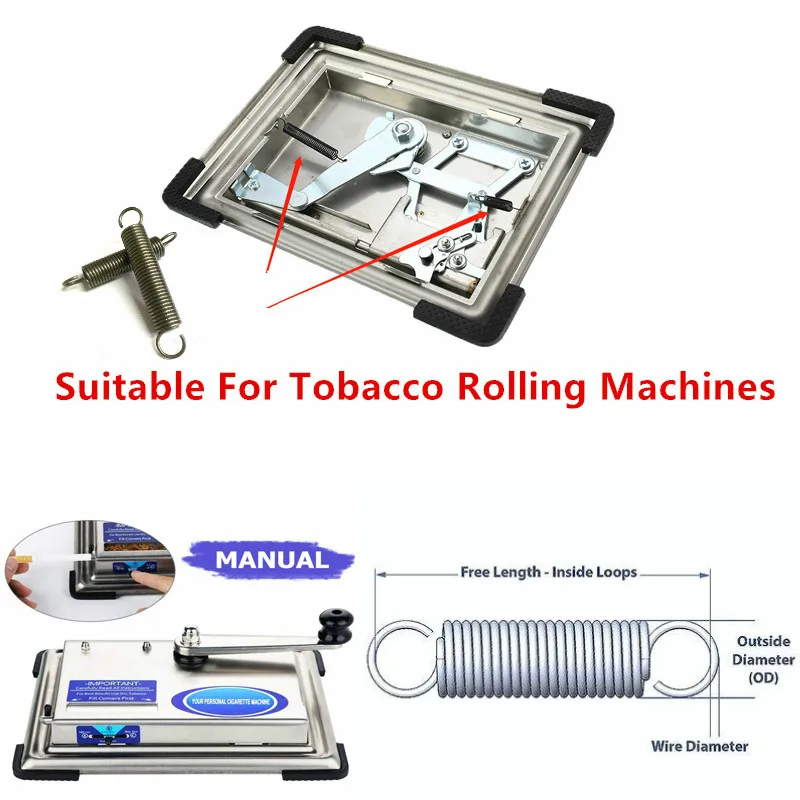 2 шт. Нержавеющая сталь пружины для табака машина тяжелых условий эксплуатации