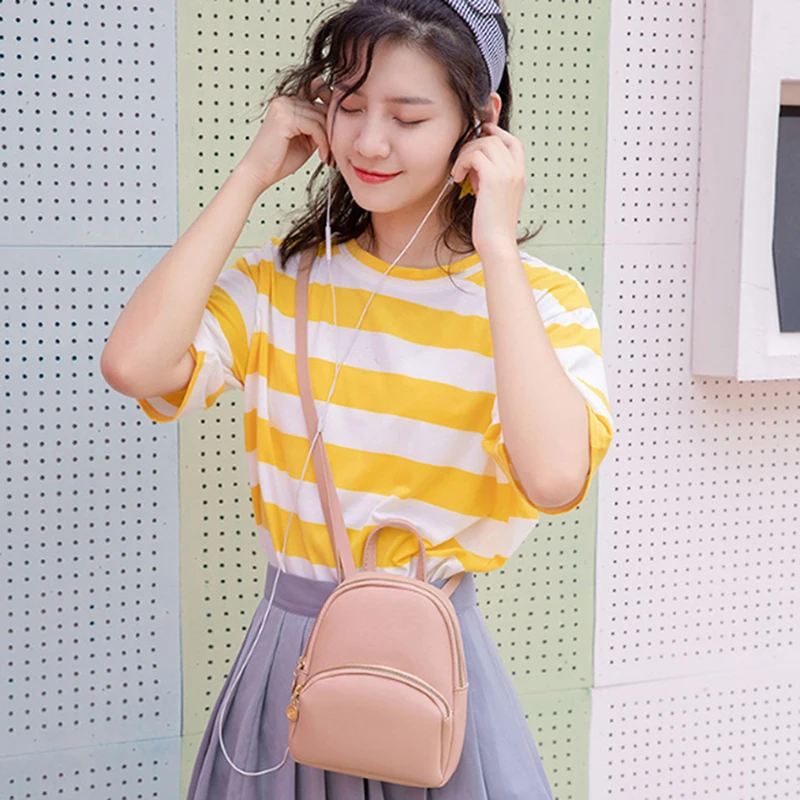 Модный женский рюкзак для девочек мини сумка в форме ракушки из искусственной