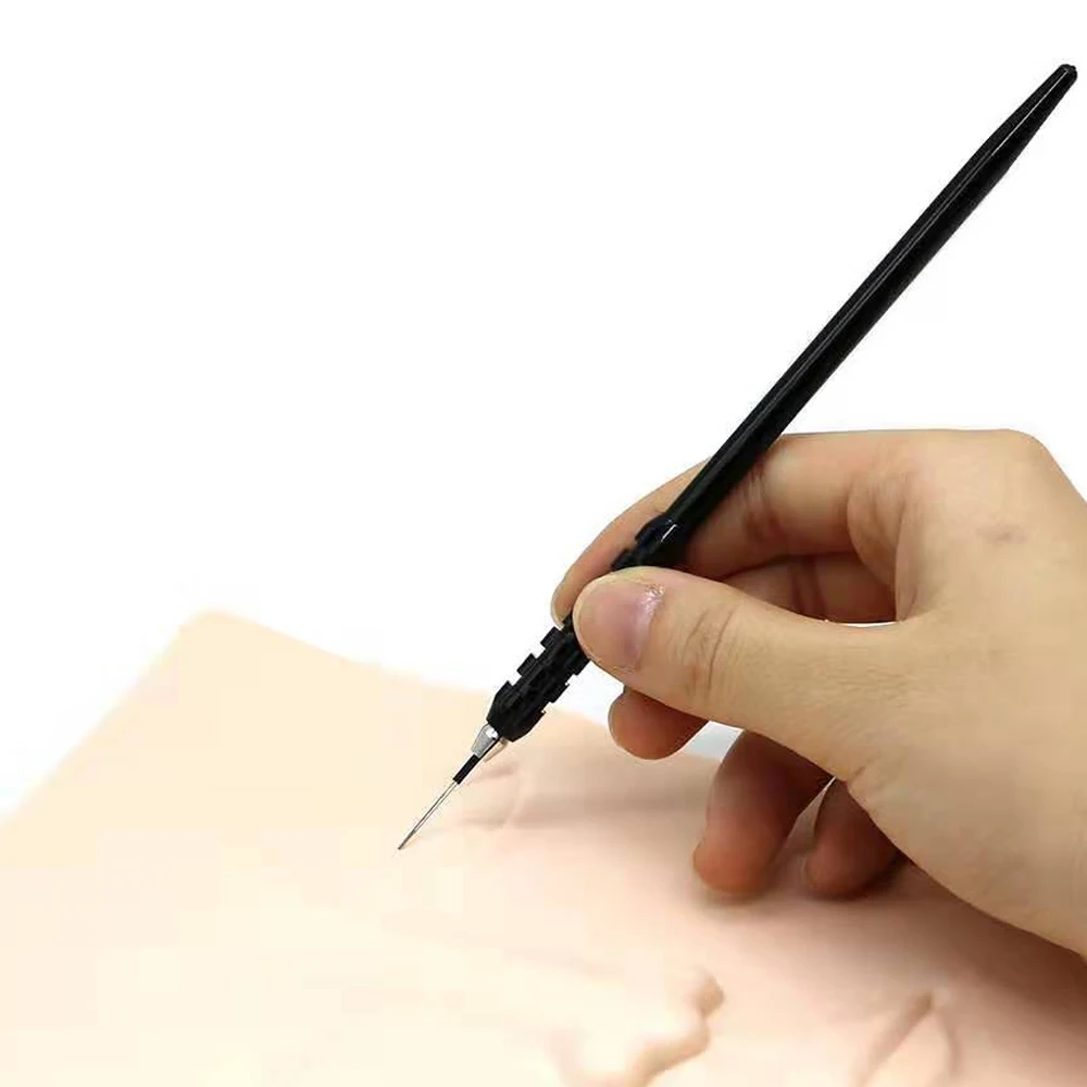 

1 Pc Makeup Microblading Eyebrow Tattoo Pen Permanent Makeup Tattoo Makeup Tools for Lady Silver/Black