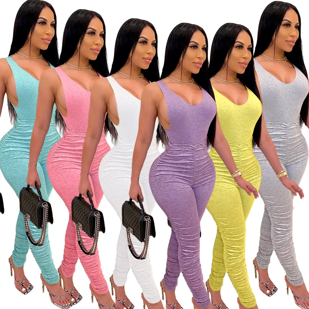 Женские спортивные костюмы RT комплект из двух предметов топ на бретелях