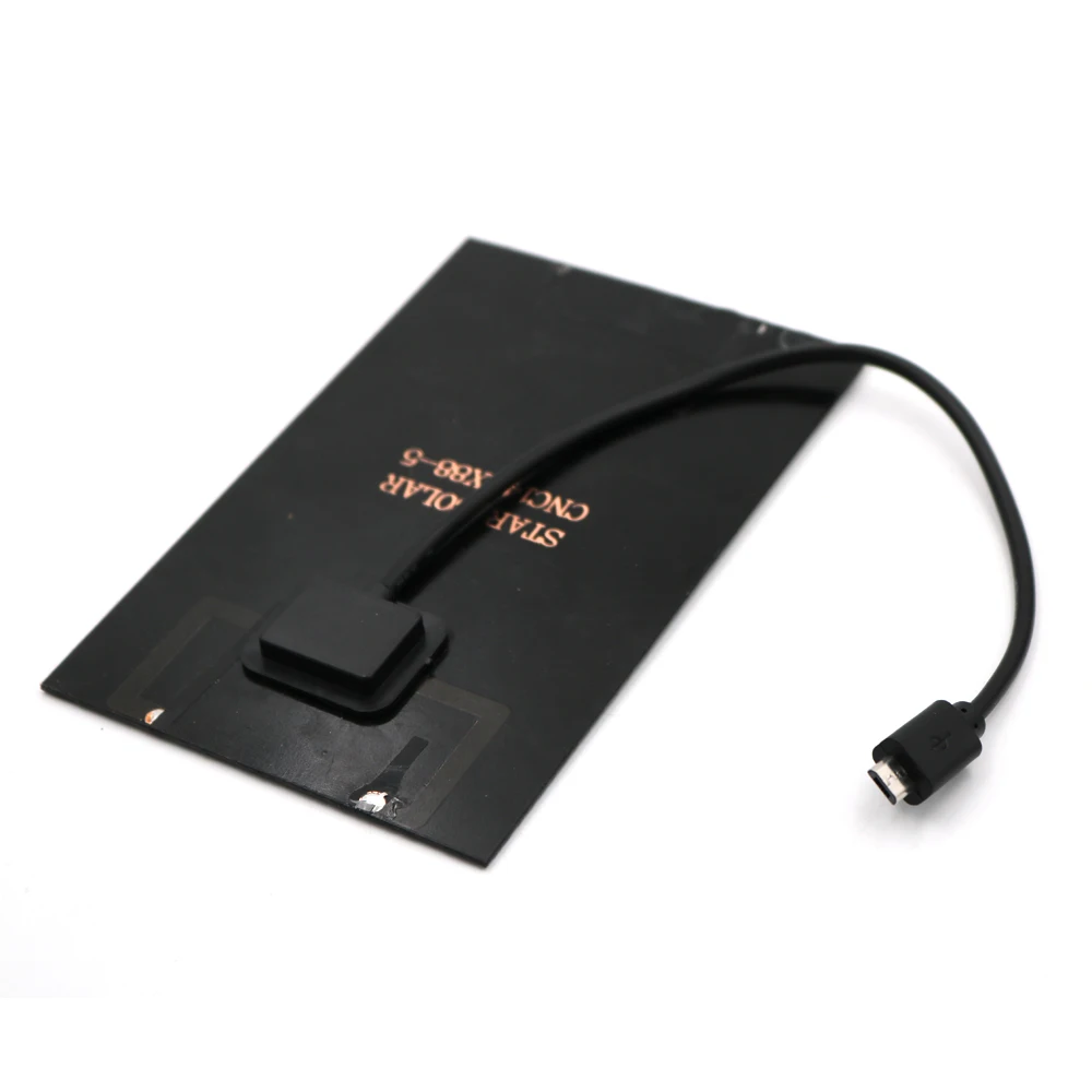 Солнечная панель 5 В 2 Вт Micro USB Android поликремниевая солнечная зарядное устройство