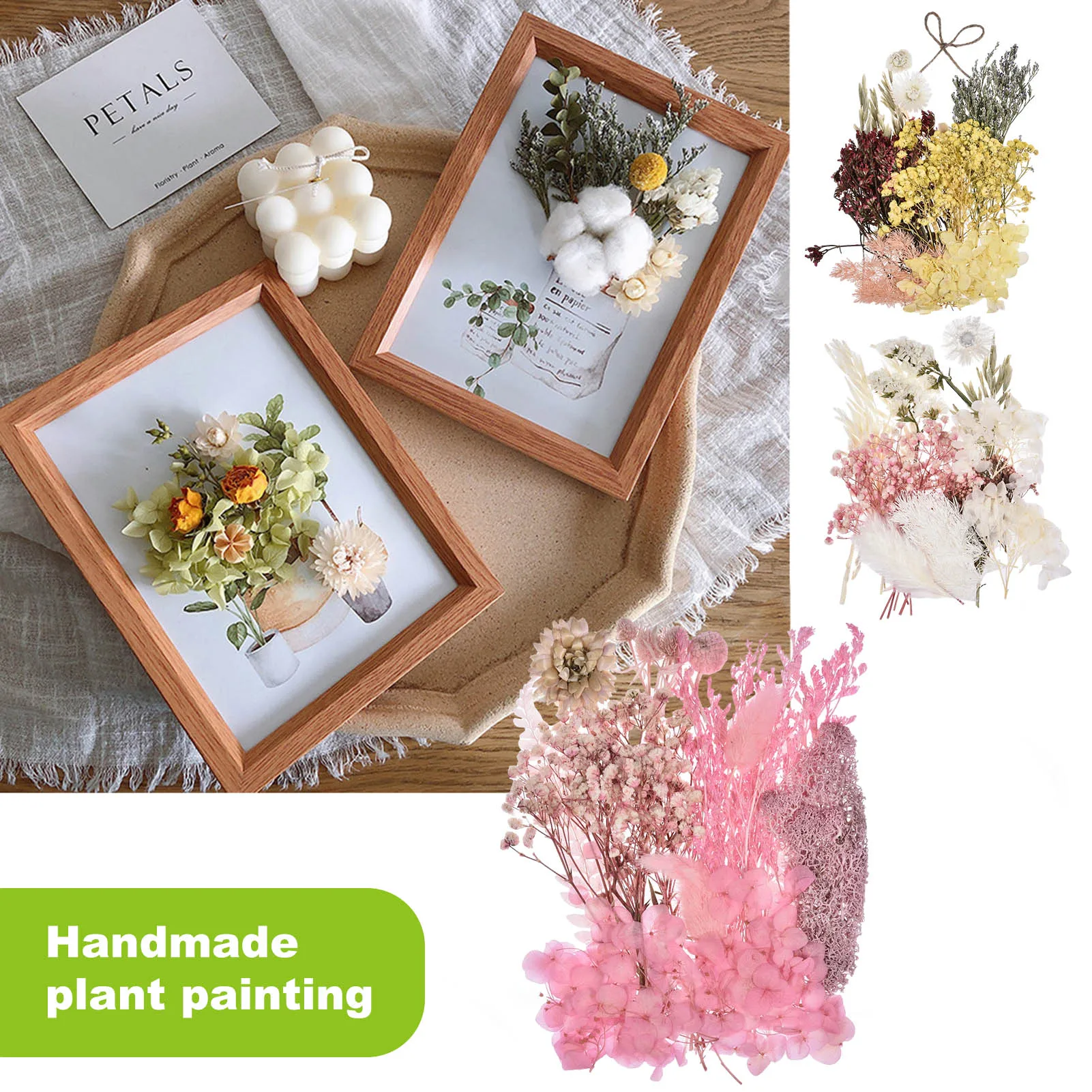 

Natural Dried Flower Leaves Bulk Dry Plants For DIY Epoxy Resin Craft Jewelry Making Aromatherapy Candle Accessories