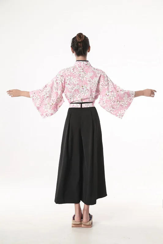 Женская рабочая одежда для ресторана и официанта японской кухни в стиле вишни