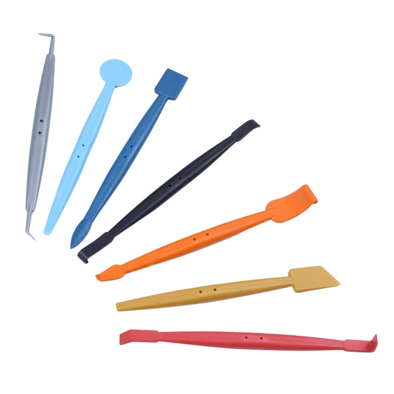 

7 In 1 Wrap Stick Vinyl Wrap Magnet Micro-Squeegee Tool Kit A Complete Set Of Tools For Car Wrapping And Window Tint Installing