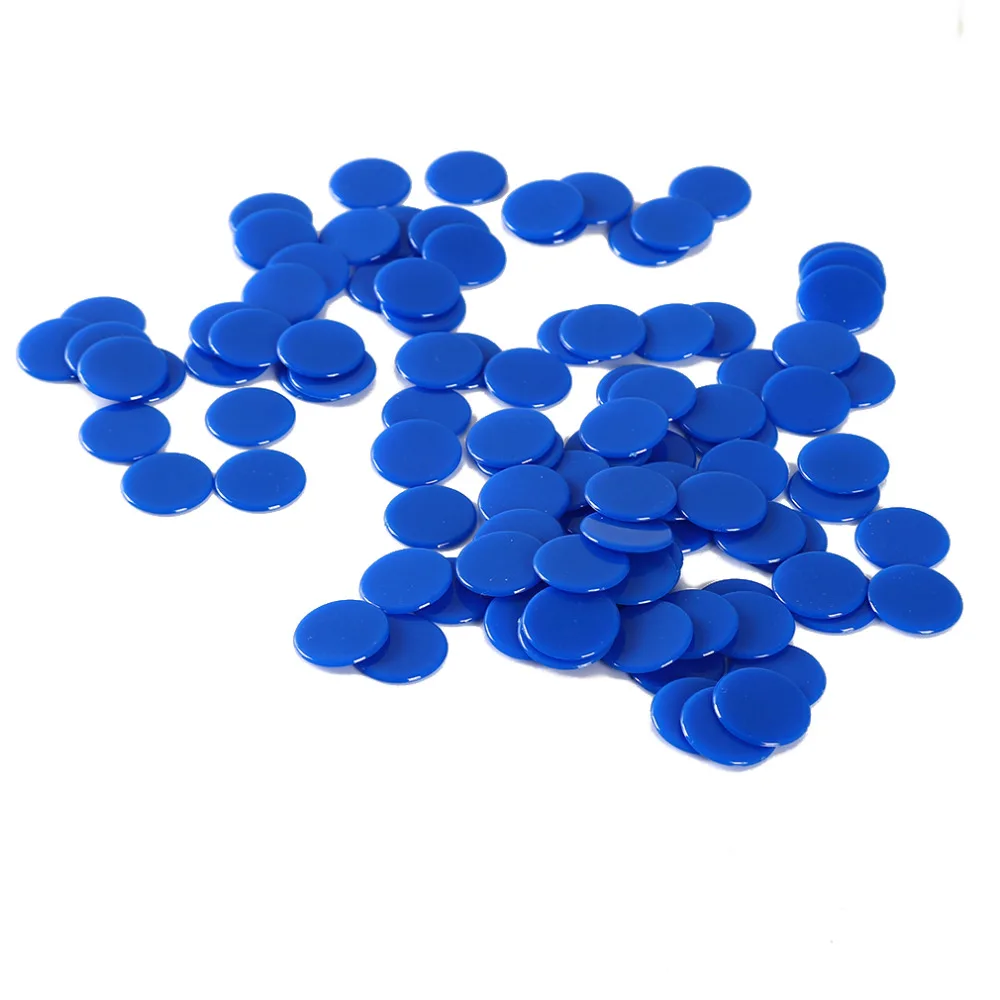 

100Pcs/Bag Transparent Children Math Toys Montessori Materials Baby Learning Count Match Early Education Plastic Coin Kids Toys