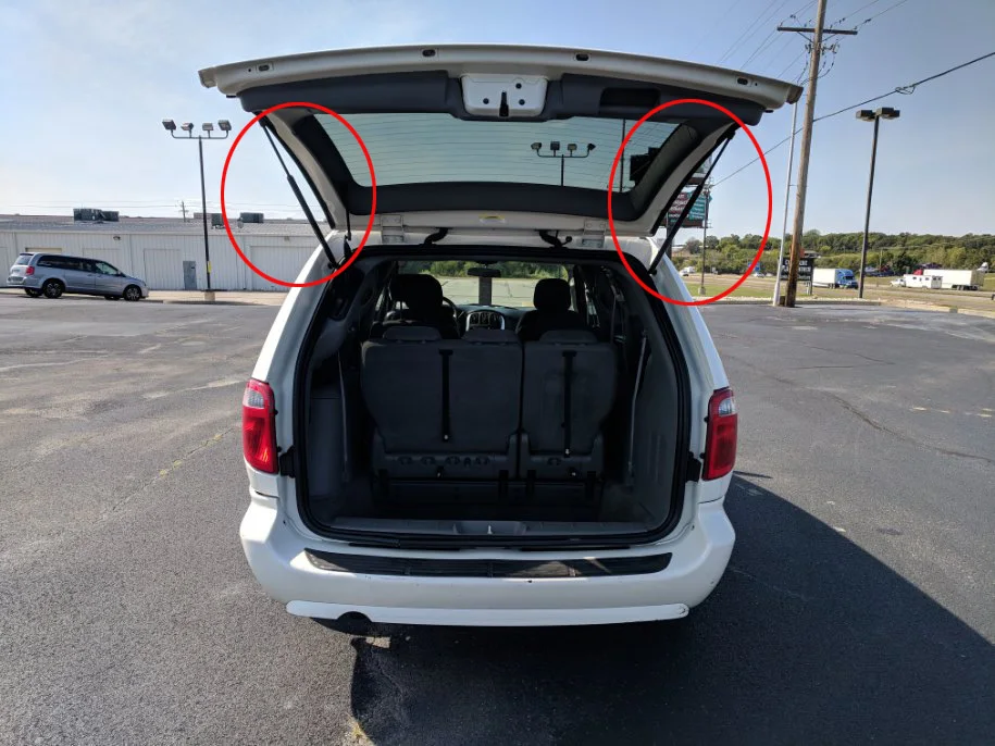 Для Chrysler Voyager Dodge Caravan 2001-2007 25,87 дюймов для Chrysler Town& Сельский подъемник багажника, опорная стойка, газовая пружина