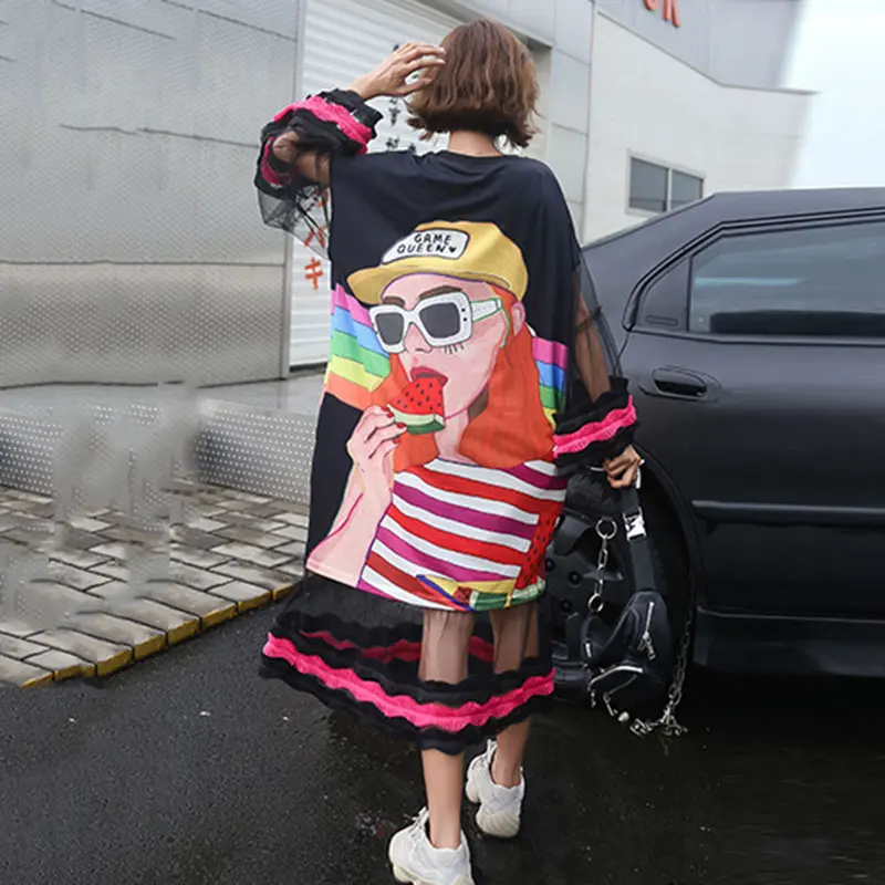 Женское платье с вырезами XITAO модель 2019 года повседневная осенняя одежда