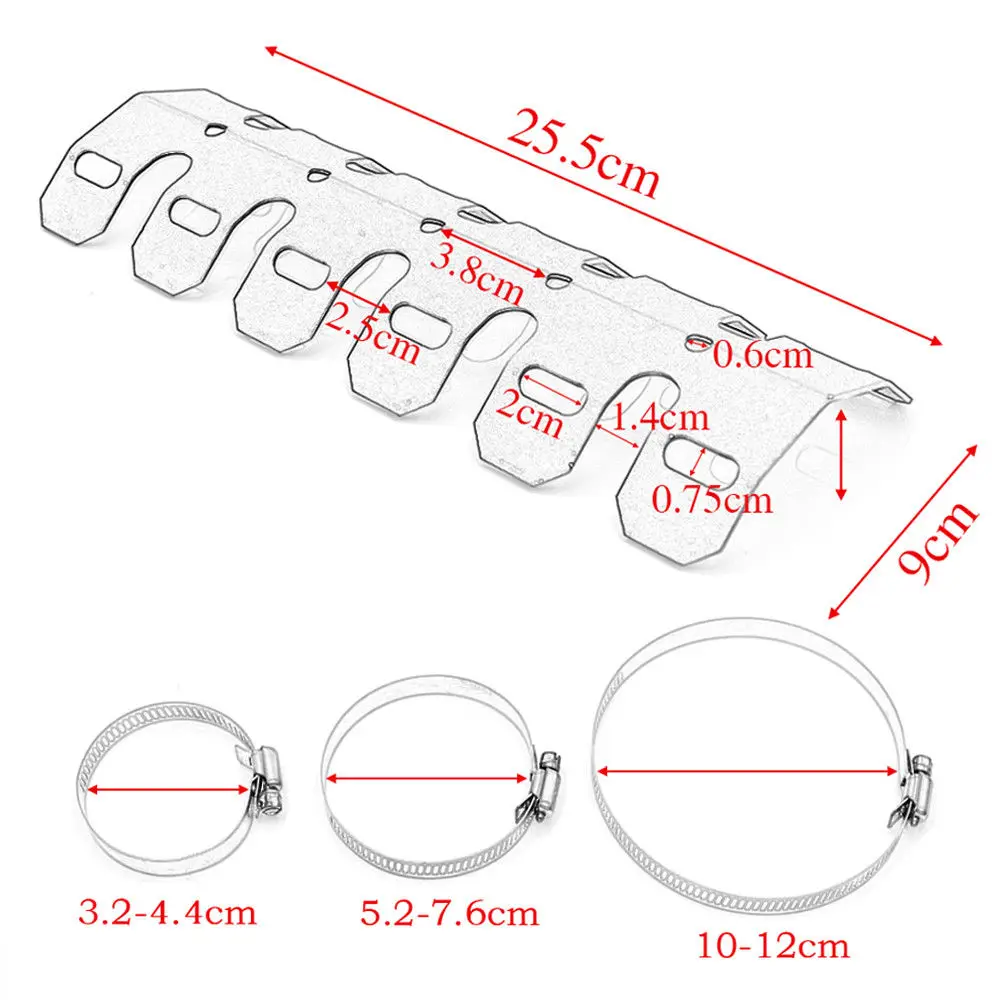 Motorcycle Exhaust Muffler Pipe Cover Heat Shield Guard Insulation For Honda Kawasaki Suzuki Yamaha KTN | Автомобили и мотоциклы