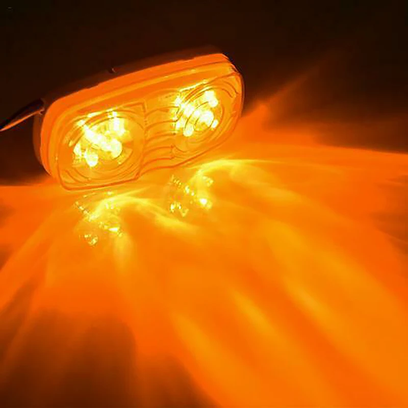 

14X LED Side Marker Light Clearance Light for Car Truck Trailer Tail Lamp RV, Boats Etc