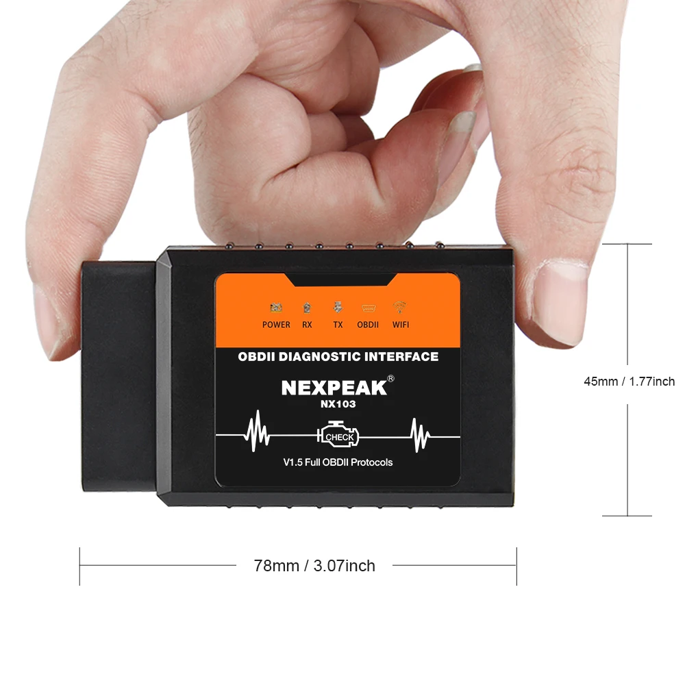 Универсальный OBD2 ELM327 V1.5 Wifi pic18f25k80 для iPhone IOS Авто OBD диагностический сканер 2 ELM 327 Wi