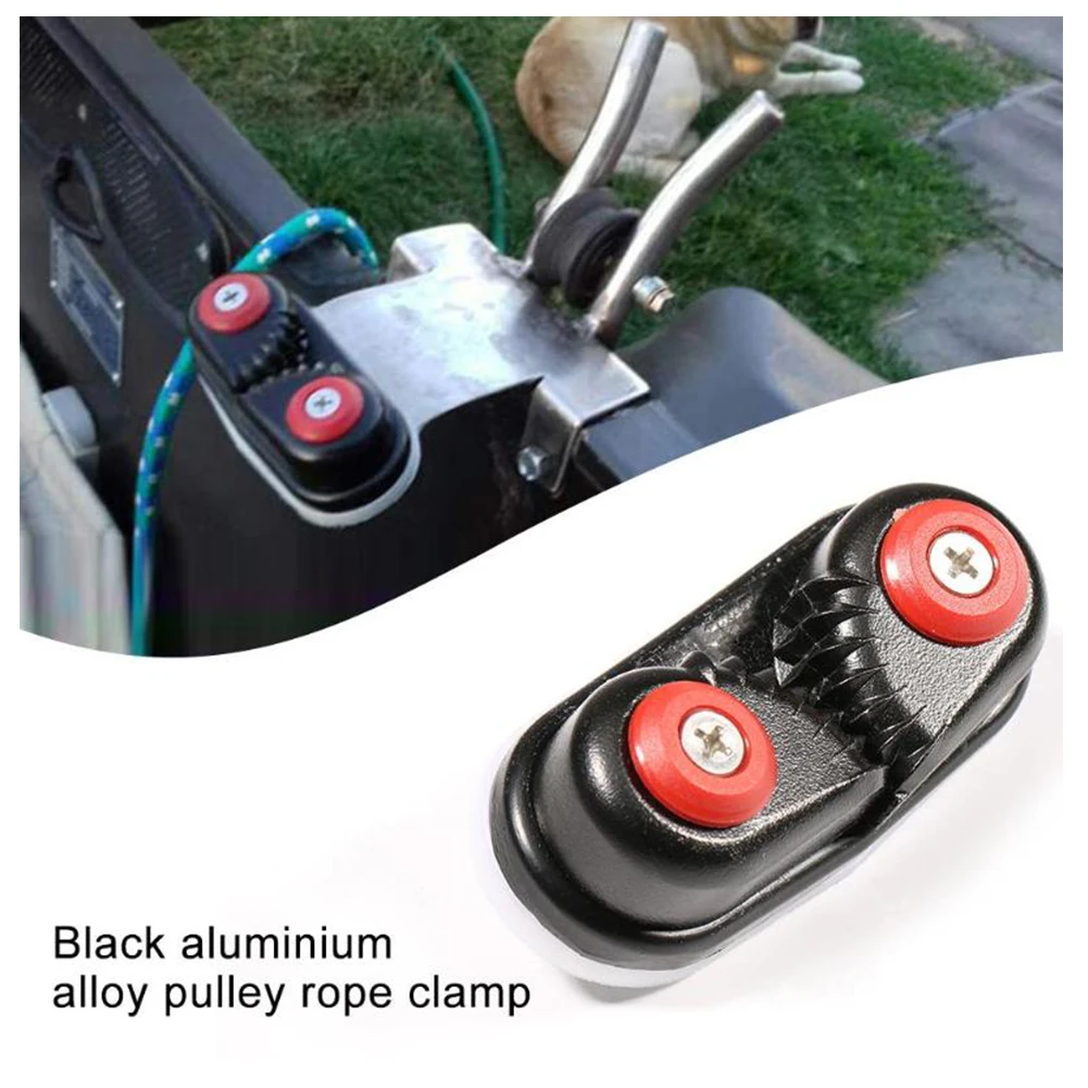 

1PCS Rowing Boat Fast Entry Cleats Canoe Kayak Cam Cleat Kayak Accessories Sailing Inflatable Boat Aluminum Cam Cleats