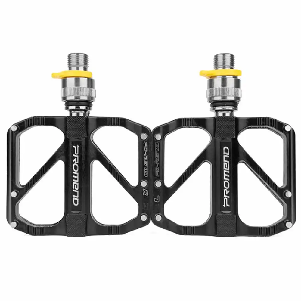 

PROMEND Anti-slip Ultralight Bicycle Pedal Quick Release Pedal Flat MTB 3 Bearings Pedal for Mountain Road Bike Accessories
