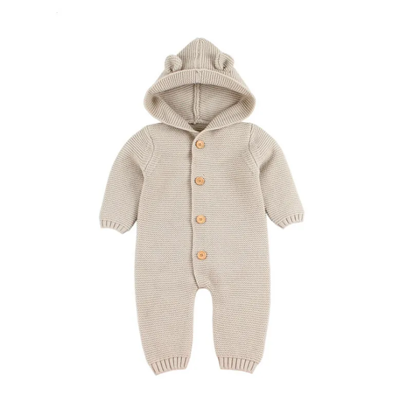 Детский комбинезон с объемным рисунком медведя из мультфильма Трикотажные