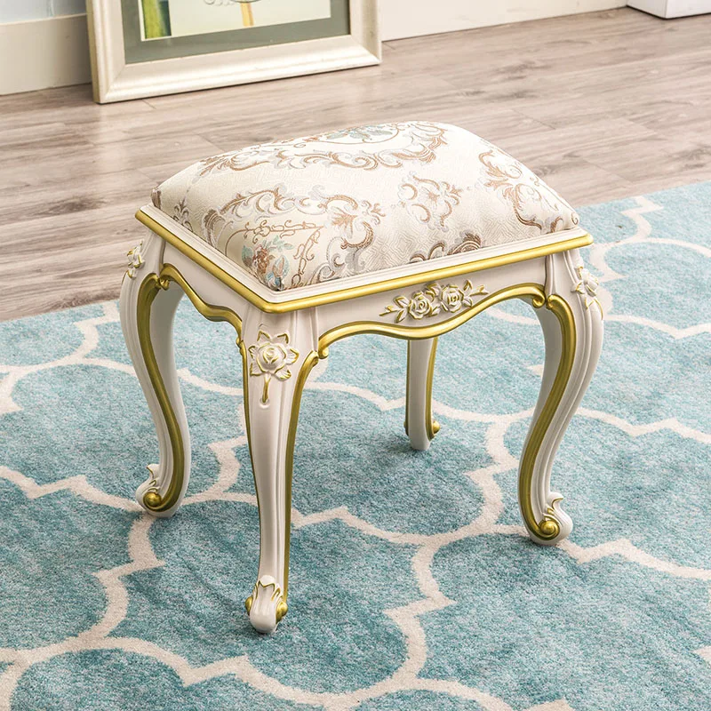 Туалетный Стул H1 Европейский цвет слоновой кости белый искусственный макияж