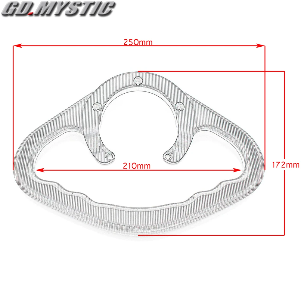 CNC алюминиевая ручка для пассажира топливного бака Suzuki GSX S1000 1000|Накладки и