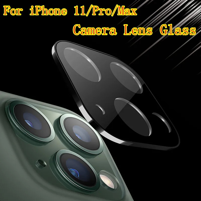 Закаленное стекло для iPhone 11 Pro Max защитная пленка 3D задней камеры Алюминиевый