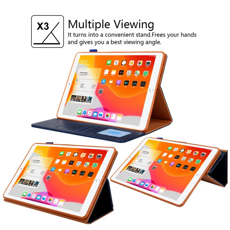 Hand Strap Case For ipad mini 1 2 3 Tablet Luxury TPU Leather Soft Silicone Cover for 4 5 2019 case with pencil holder | Компьютеры и