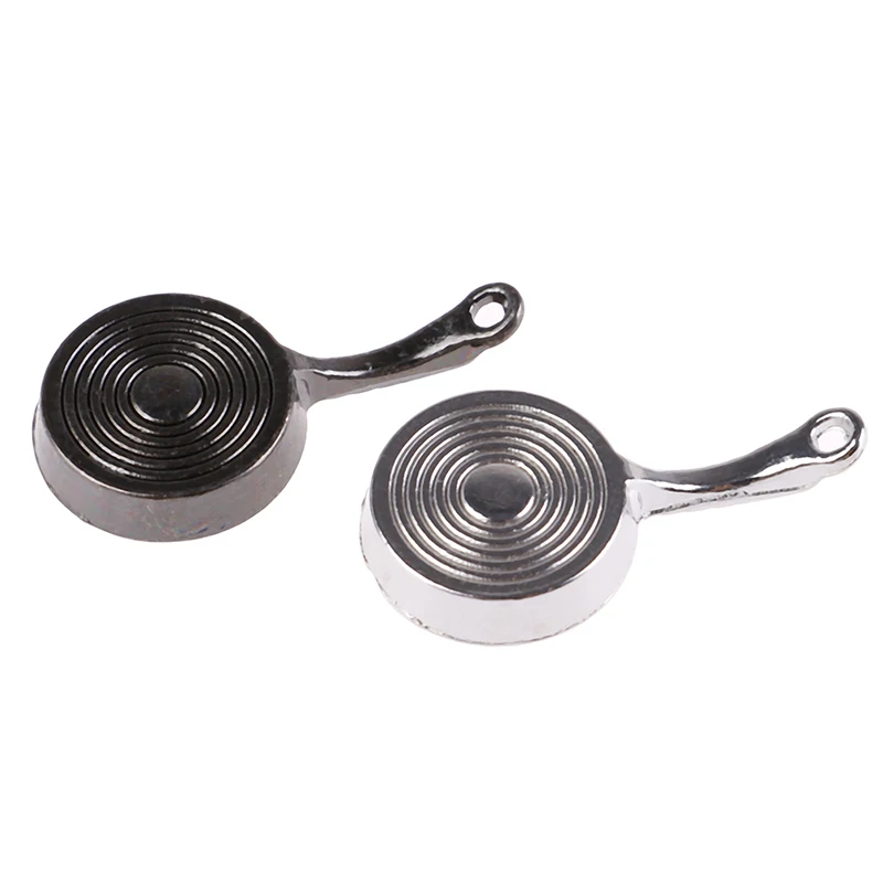 

1/12 Doll house Miniature Mini Metal Fried Egg Pan Kitchen Accessory