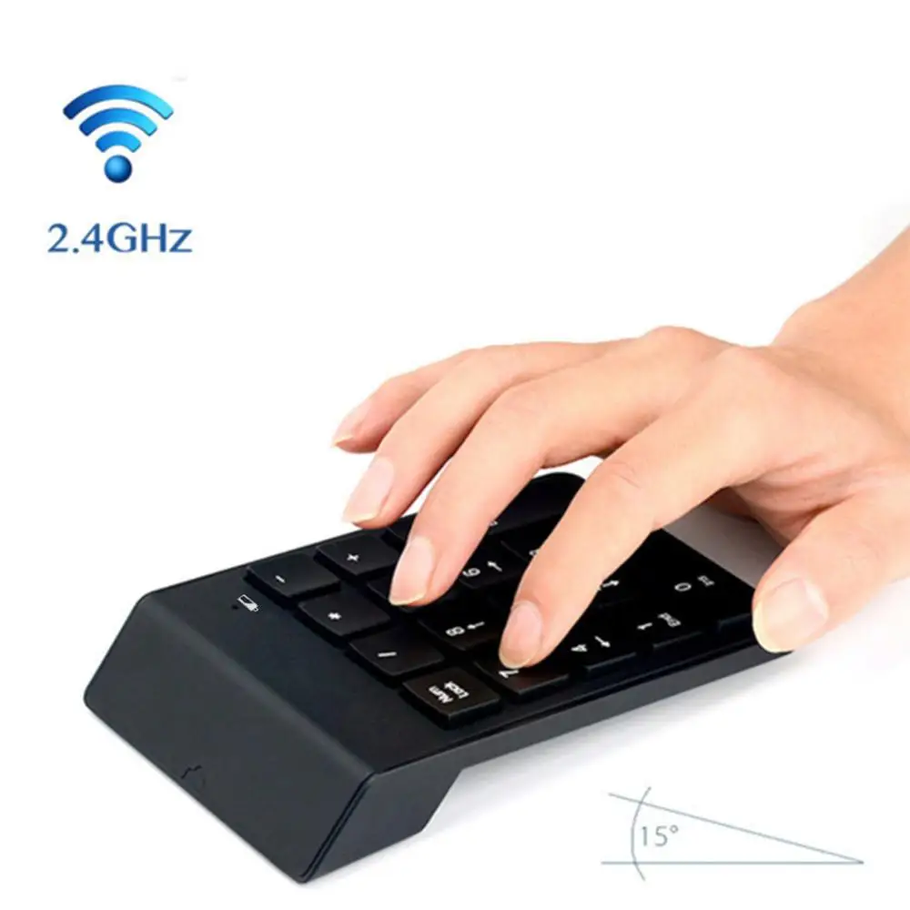 Беспроводная цифровая мини клавиатура 2 4 ГГц USB Для iMac/MacBook Air/Pro ноутбука ПК