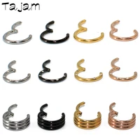 40 pieces g23 titanium septum clicker nose hoop piercing rings surgical steel nose bone earrings fashion girls jewelry 16g14g
