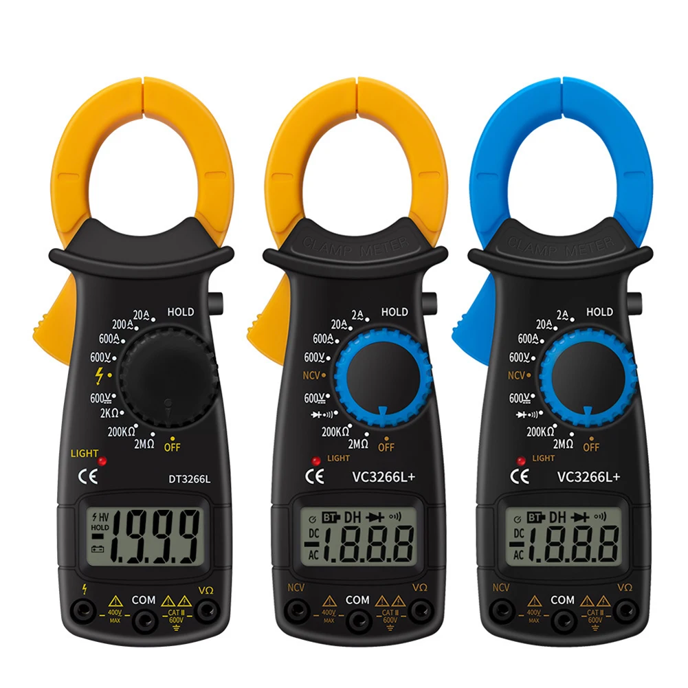

VC3266L+/DT3266L Professional Digital Multimeter Clamp Meter Ammeter Voltmeter Tester Auto Electric Tools Voltage Indicator