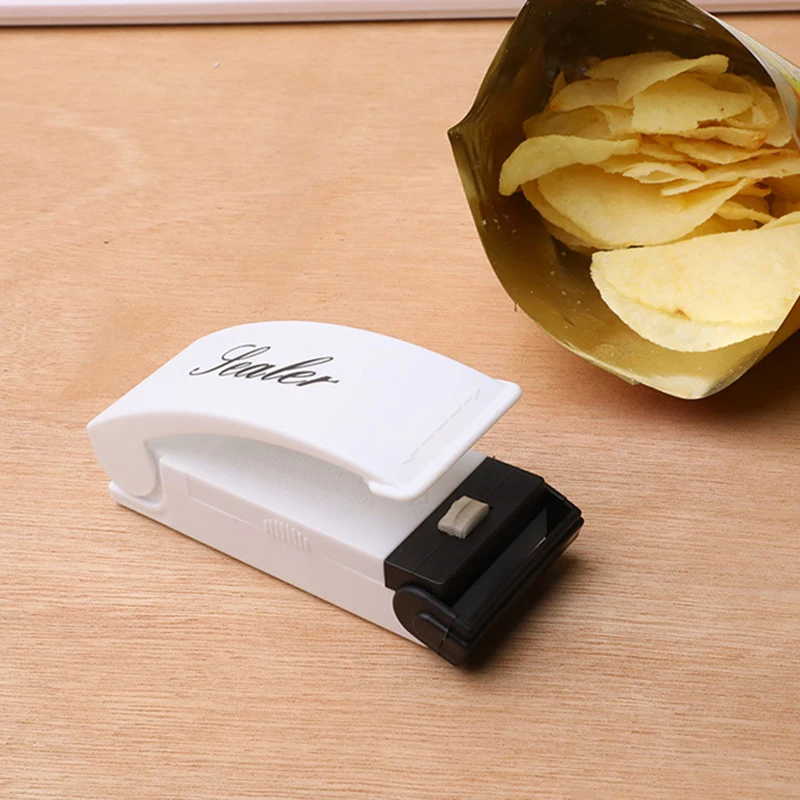 Plastic Heat Sealer Portable Mini Sealing Machine Package Bag Manual for Snack Bags Kitchen Accessories | Дом и сад