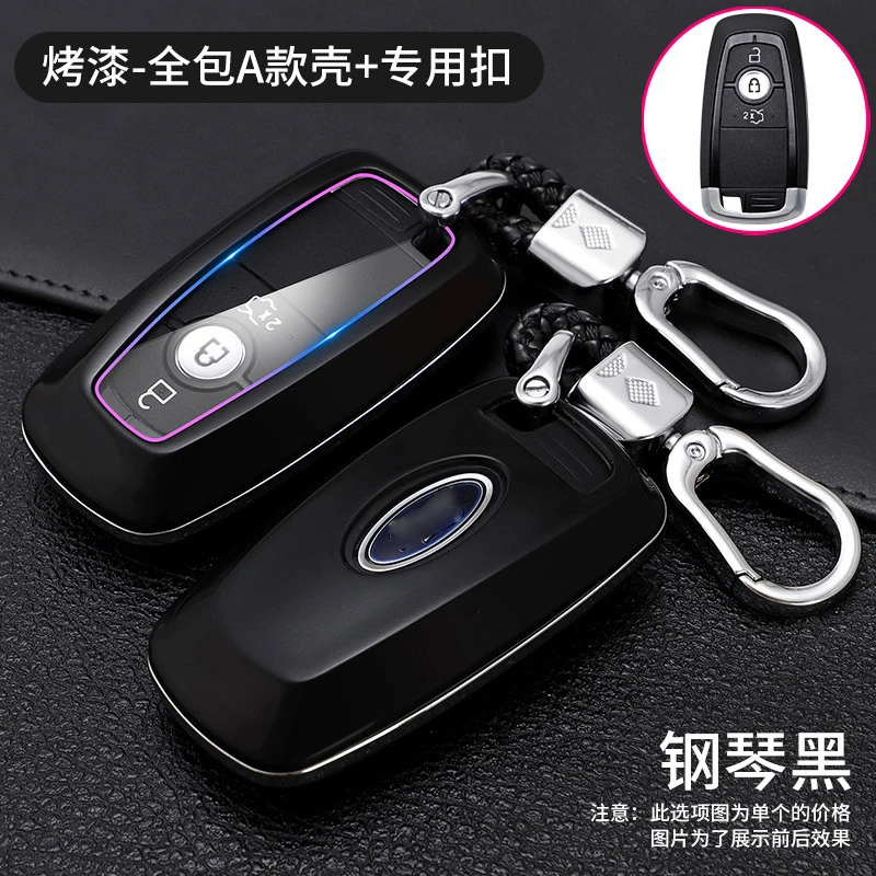 ABS Car Remote Smart Key Fob Cover for Ford Fusion Mustang Edge Ecosport Explorer F150 F250 2017 2018 2019 Car Key Covers