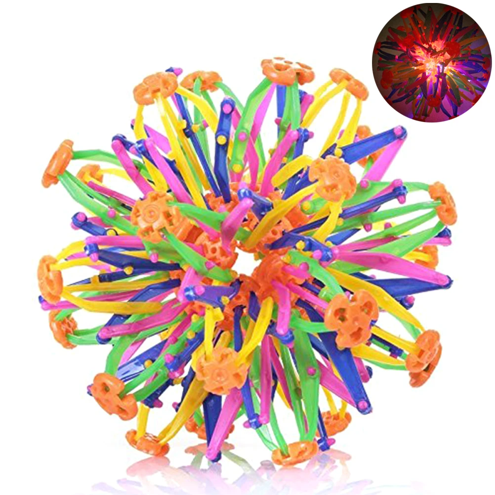 Дети Телескопический шар метание цветение сжимающийся мини игрушка