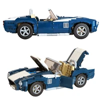 moc cobra roadster high tech speed cars building blocks model race mustang supercarcar assemble bricks toys children gifts