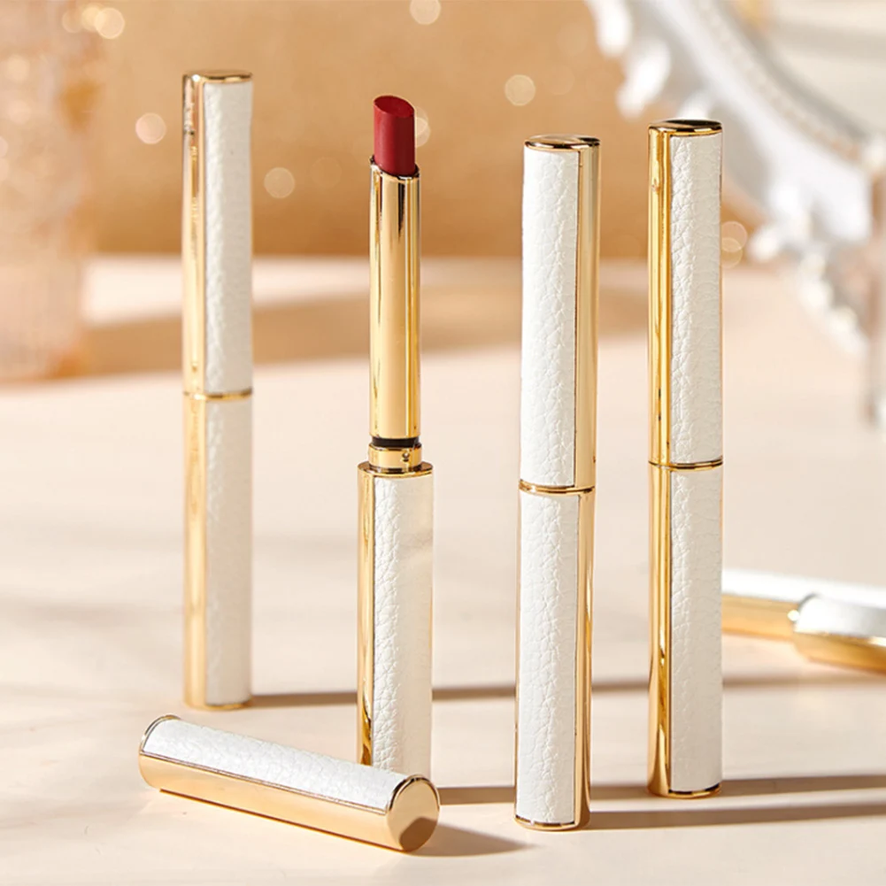 

Heyxi Thin Tube Lipstick Lipstick Matte Velvet Long Lasting Non-stick Cup Waterproof Moisturizing Lipstick Lip Gloss Cosmetics