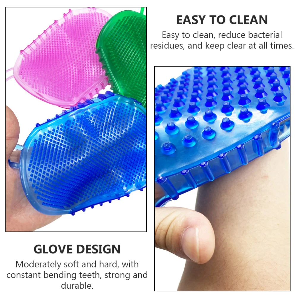 

3Pcs Shower Brushes Cleaning Brushes Compact Essential Oil Brushes