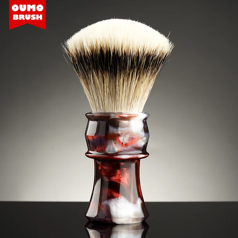 OUMO щетка-OUMO Классическая большая ручная вулканическая щетка для бритья с