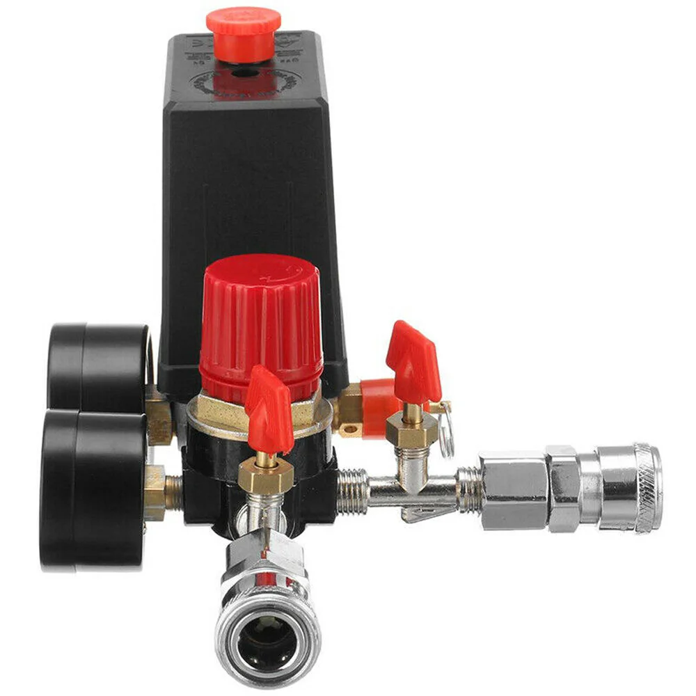

240V Auto Pressure Switch Air Valve Compressor Control Regulator Gauges Tools