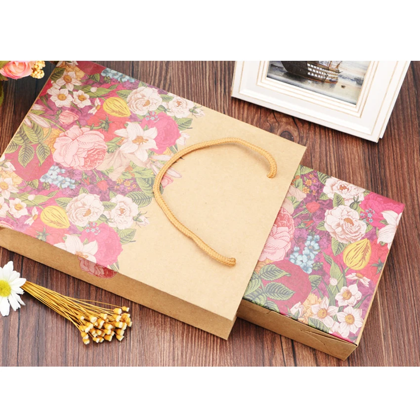 10 шт./лот лунные пирожные выпечки печенья цветочная упаковка подарочная коробка