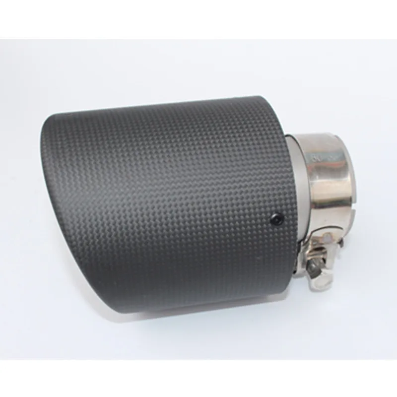 Новейший стиль нержавеющая сталь + углеродное волокно универсальная выхлопная