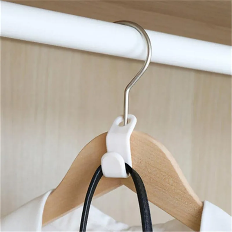 

1-24pcs Connect Hooks for Hanger Wardrobe Closet Connect Hooks Rails Storage Organzier Hook Clothes Organzier Linking Hooks