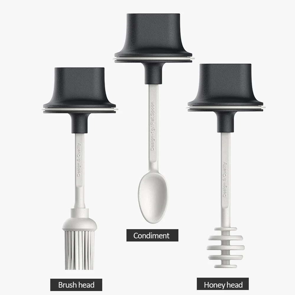 Баночка для специй 250 мл бутылка перца масла крышка ложки стеклянная