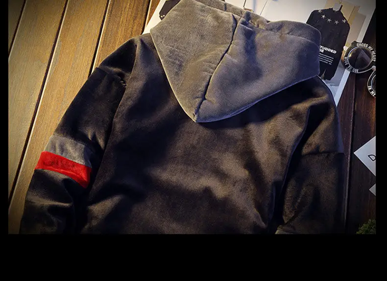 

Men's Hood Velour Velvet Sport Sweatshirt Tracksuit Track Suit Outwear 2PC Jacket Coat Pants Trousers Sets Outfits 4 color