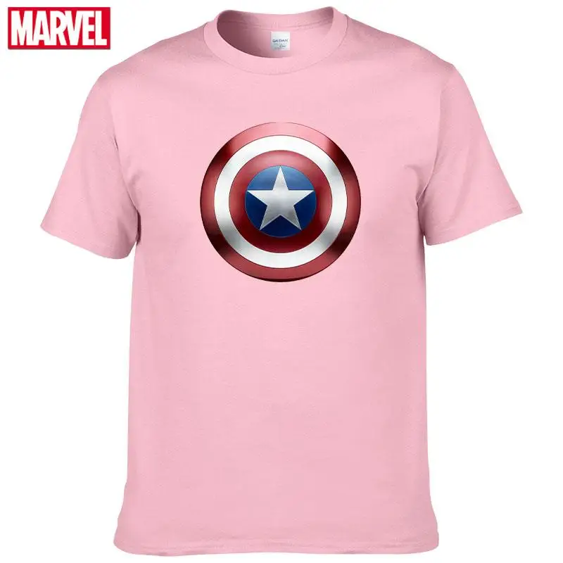 Футболка мужская с принтом Marvel Мстители Капитан Америка летняя футболка