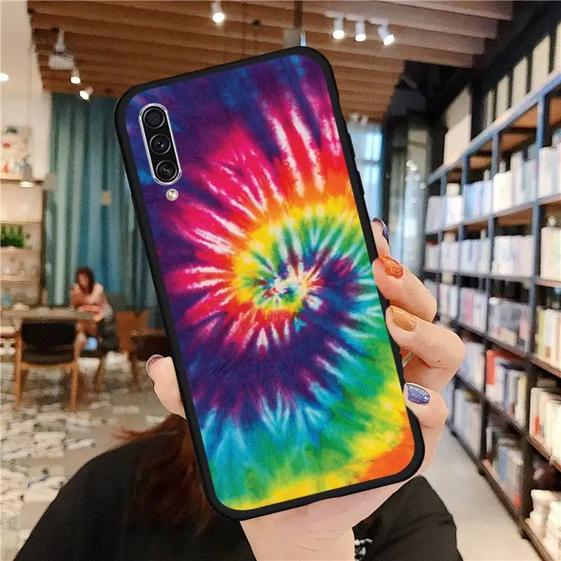 

tie art aesthetic Luxury cool dye Color flash Phone Case Samsung A20 A30 30s A40 A7 2018 J2 J7 prime J4 Plus S5 Note 9 10 Plus