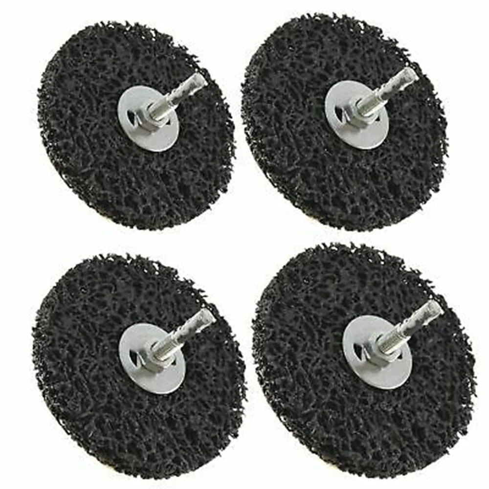 

4 X 100mm Clean And Strip Disc Rust Paint Welding Spatter Removal 6mm Polishing Disc Workshop Equipment