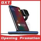 Зарядное устройство apple watch 3 в 1, беспроводная док-станция для быстрой зарядки iPhone iwatch, Airpods Pro15W Qi