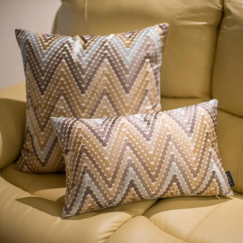 2020 ОЗУ вышитые декоративные геометрический подушка для дома Декор чехол с