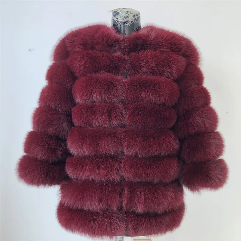 Жилет женский из натурального Лисьего меха зимняя теплая меховая куртка 2019 |