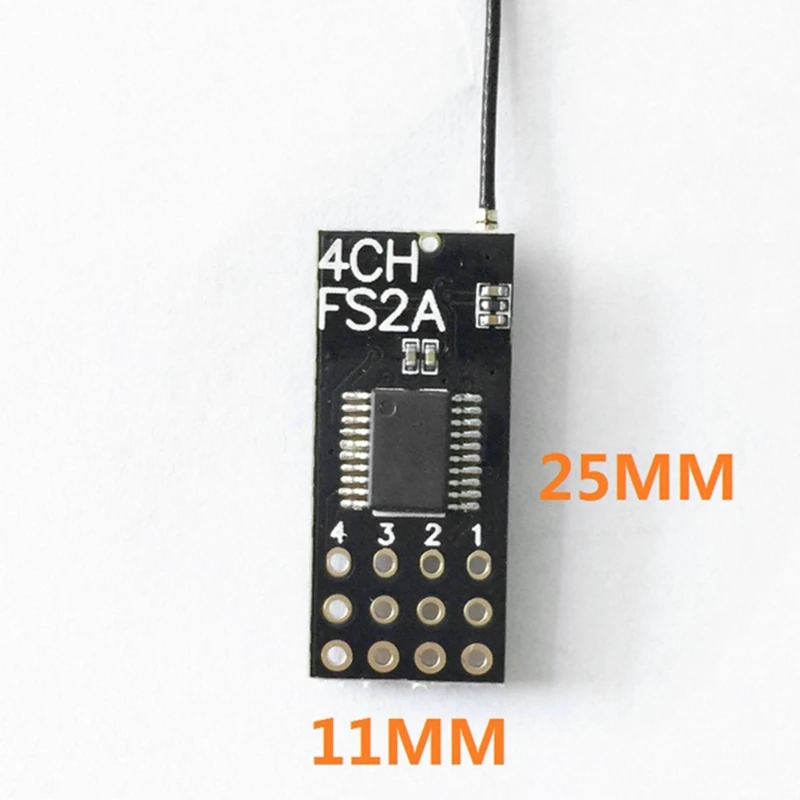 FS2A 4CH AFHDS 2A мини совместимый приемник ШИМ выход для Flysky I6 I6X I6S передатчик |