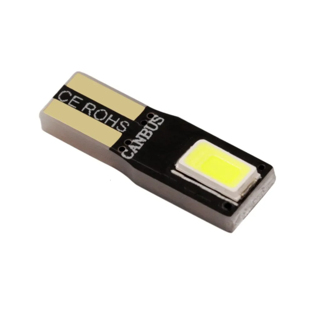2 шт. авто светодиодный T5 2721 W3W W2* 4.6d 5730 SMD инструмент: Клин Индикатор Светильник лампы светильник 12V белого цвета