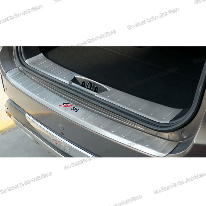 Lsrtw2017 Нержавеющая сталь багажник автомобиля украшения Защитная панель для changan